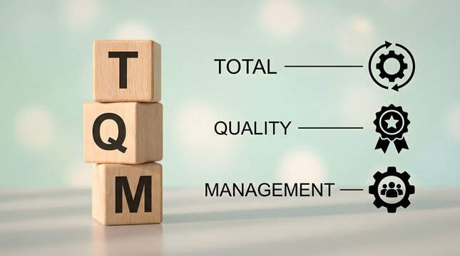 TQM total quality management concept