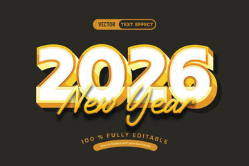 2026 Year Text Effect