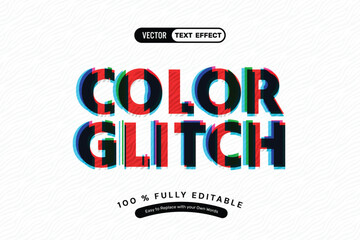 Attractive Color Glitch Text Effect