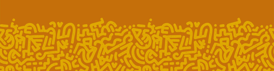 Hand drawn abstract seamless pattern, ethnic background, simple style - great for textiles, banners, wallpapers, wrapping - vector design © TALVA