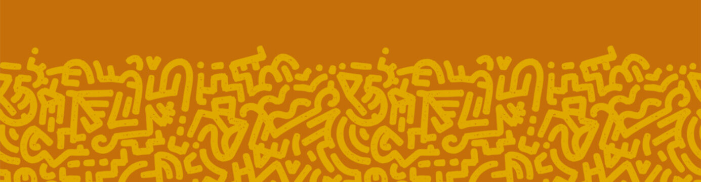 Hand drawn abstract seamless pattern, ethnic background, simple style - great for textiles, banners, wallpapers, wrapping - vector design