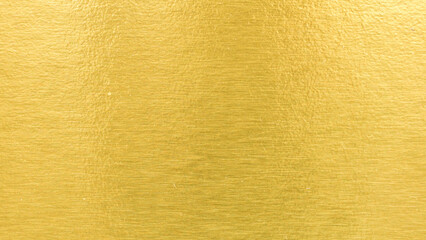 Gradation gold leaf shiny matt with sparkle yellow metallic texture background.
Abstract foil paper glitter golden glossy for template.
top view.