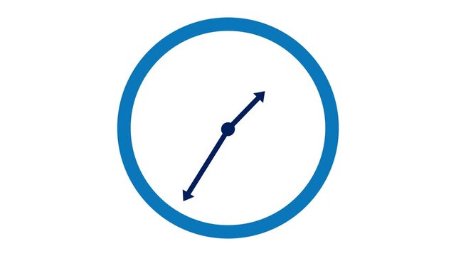 illustration of a clock spinning