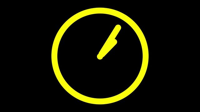 illustration of a clock spinning