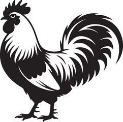 Obraz premium Vector illustration of rooster