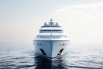 Luxury Cruise Ship on the Ocean