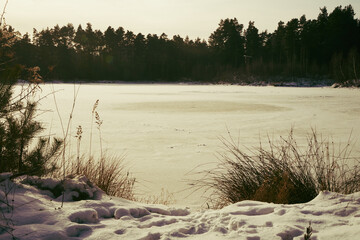 zalew,zima  © Marcin Łazarczyk