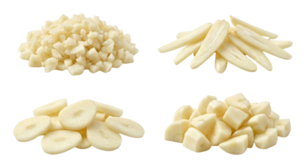 Chopped Garlic: Diced, Minced, Sliced, Cubed - Four Ways