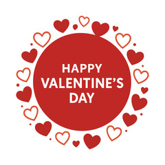 Valentine's Day Heart Holiday Background stock illustration