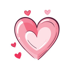 Valentine's Day Heart Holiday Background stock illustration