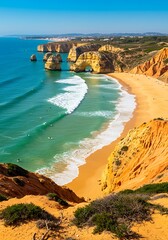 Sun-Kissed Coast's Embrace