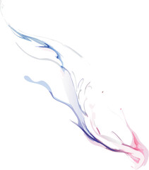 Obraz premium Abstract Liquid Splash Design on White Background – Modern Fluid Paint Effect