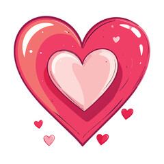 Valentine's Day Heart Holiday Background stock illustration