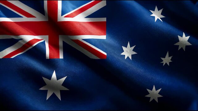 A symbolic Australia flag soaring freely, reflecting deep cultural roots and attachment to one&rsquo;s homeland.