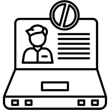 Unauthorized Access Icon