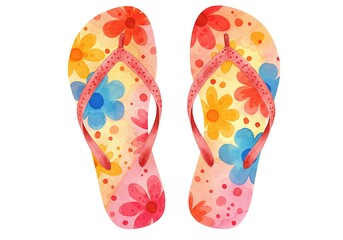 Floral Flip-Flop Fantasy