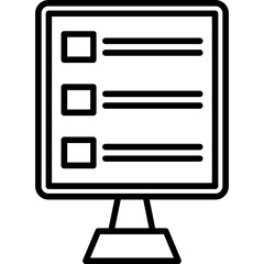 Fototapeta premium Digital Display Icon