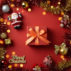 Crimson Christmas Glow