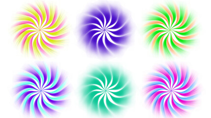 Vibrant Yellow and Pink Radial Swirl with Luminous Center