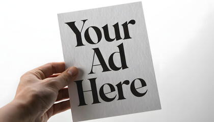 Advertising Mockup Your Ad Here