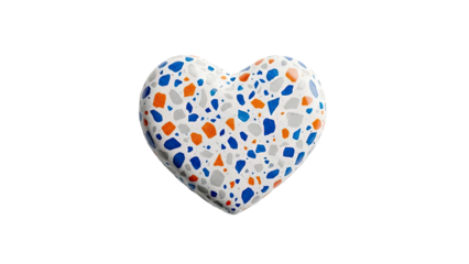 Heart-shaped Terrazzo Object