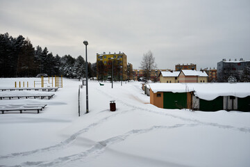 miasto,zima  © Marcin Łazarczyk
