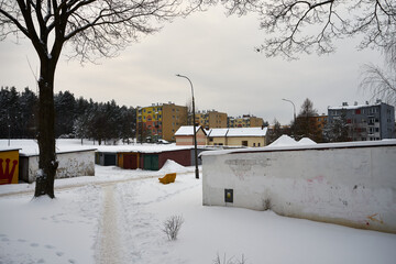 miasto,zima  © Marcin Łazarczyk