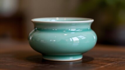 GreenCeramicBowlCloseUp