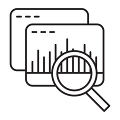 Data Vector Line icon Design