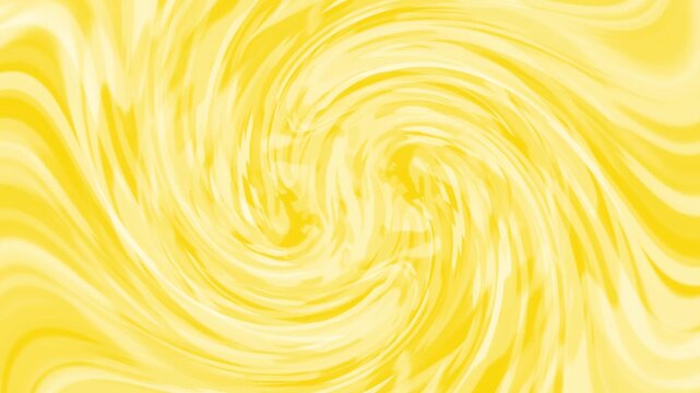 A vibrant abstract background featuring a hypnotic golden-yellow vortex. The fluid, swirling patterns mimic a liquid marble or oil-on-water effect, creating a dynamic sense of motion and warmth. Ideal