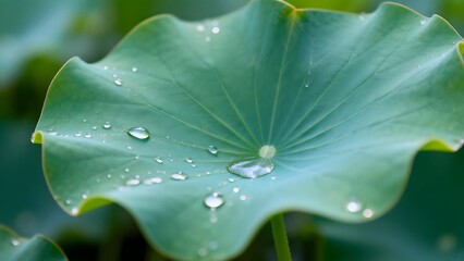 LotusLeafWithWaterDrops