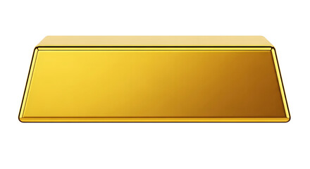 Shiny gold bar on black background for luxury finance concepts