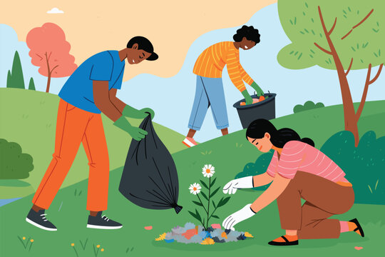 Helping Hands Community Cleanup Day