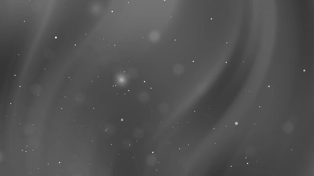 Elegant grey and silver gradient background with subtle floating dust particles and smoke effects