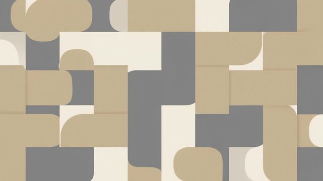 Abstract Shapes Shifting Motion Graphic Loop Animation