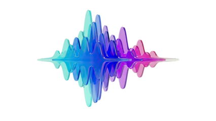 Abstract Sound Wave Visualization