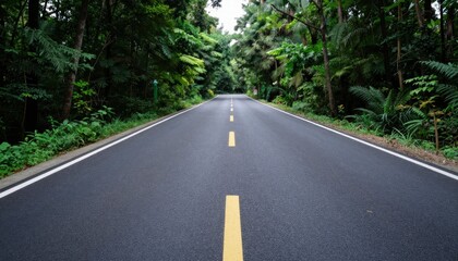 Fototapeta premium Car accident in sunlight open road nature environment scenic viewpoint unexpected incident