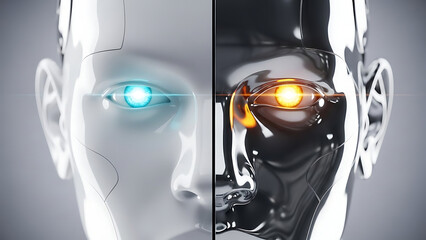 Dual perspective cybernetic eye