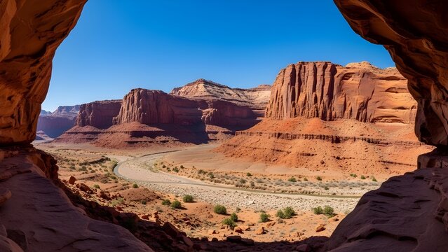 El hermoso Wadi Al-Disah en la regi&oacute;n de Tabuk es uno de los valles m&aacute;s famosos del oeste de Arabia Saudita.