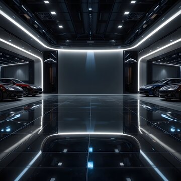 Luxury Car Showroom Frame