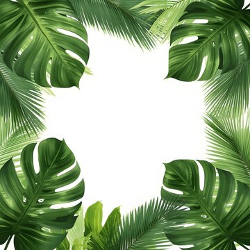 Tropical Leaf Natural Frame