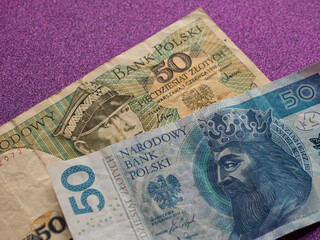 Polish Zloty Banknotes from 1986 and 2017