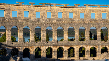 One Section of Pula Amphitheatre
