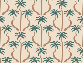 Palm Tree Seamless Pattern Design. Royal pattern T-shirt Design. summer prints. tropical pattern design. Botanical Coconut tree pattern. background wallpaper design. make t-shirt sweatshirt.