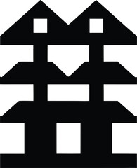 Obraz premium smart grid substation silhouette vector illustration on transparent background