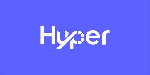 Hyper Logo with Stylized Lettering
