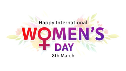 Happy international women's day celebration on march 8th