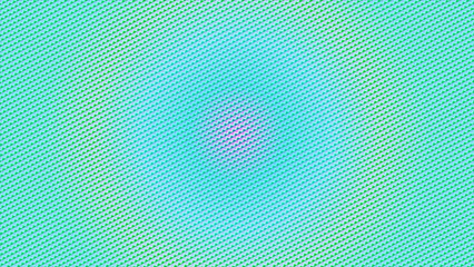 Cyan and Light Green Geometric Grid with Soft Central Glow