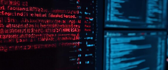 Computer screen displaying hacked alert and system warning indicating cyberattack on network cybersecurity vulnerability data breach and compromised information concept as Computer showing hacked aler - Powered by Adobe