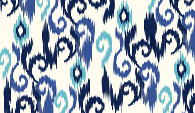 geometric ethnic vintage texture vector art design. textile fashion pattern line ikat seamless pattern and batik fabric texture asian background wallpaper geometry indian. Ethnic abstract ikat art .